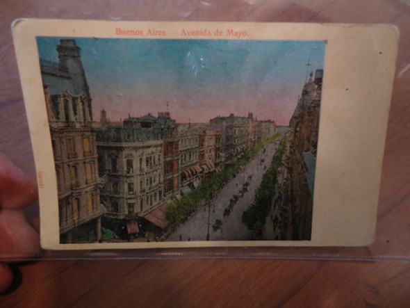 Postal Antigua Metalizada De Buenos Aires (sp) 0