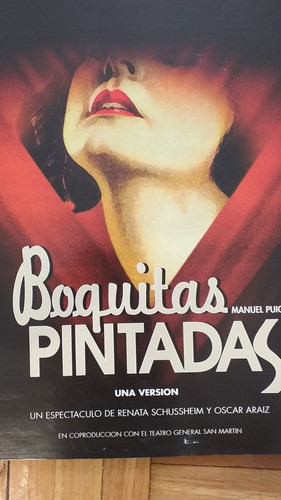 Programa Teatro Boquitas Pintadas 1997 Oscar Araiz Schusshei 1