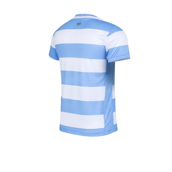 Le Coq Sportif Official UAR Los Pumas White Jersey – 100% Polyester Rugby Shirt Le Coq Sportif Official UAR Los Pumas White Jersey – 100% Polyester Rugby Shirt
