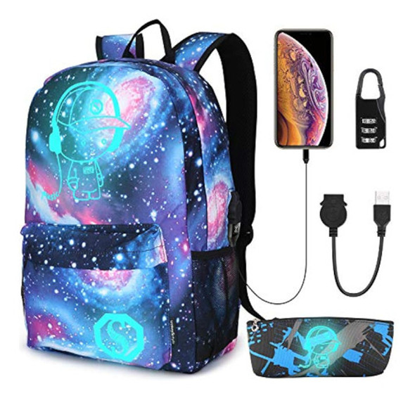 Pawsky Mochila De Galaxia Para La Escuela, Mochila 0