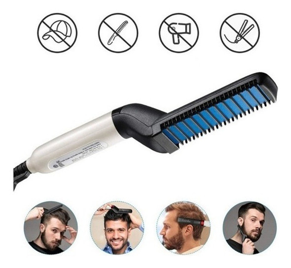 Alisador Multifuncional De Barba Cabelo Rápido 0
