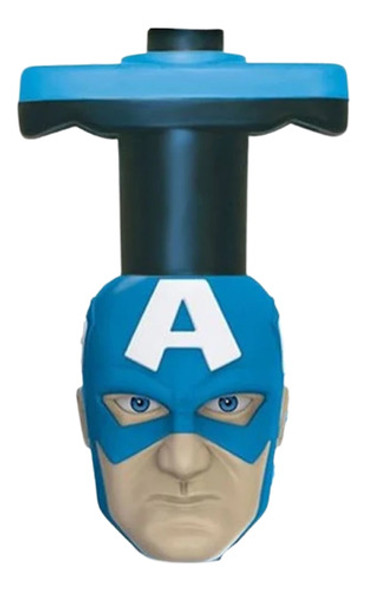 Pião Com Luz Capitão América Avengers - Etitoys 0