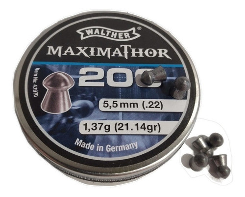 Chumbos Walther Maximathor 5,5 Bentancor Outdoor 0