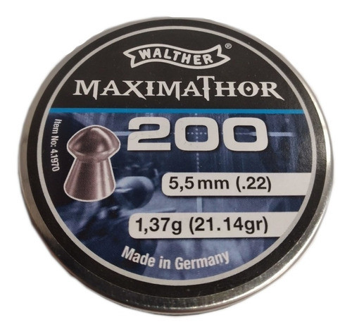 Chumbos Walther Maximathor 5,5 Bentancor Outdoor 1