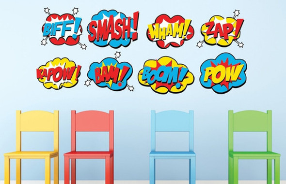 Vinilo Decorativo Pared [0lp5gzbw] Superheroes 0