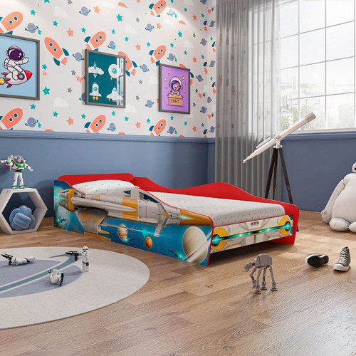 Cama Auto Space Plus Niño Niña Infantil 1