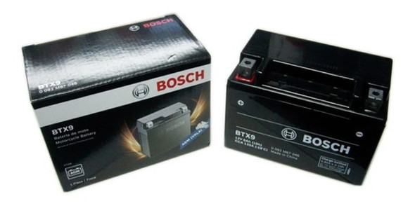 Bateria Moto Ytx9 Bosch Btx9 Gel Agm Ns Rs 200 Jm Motos 0