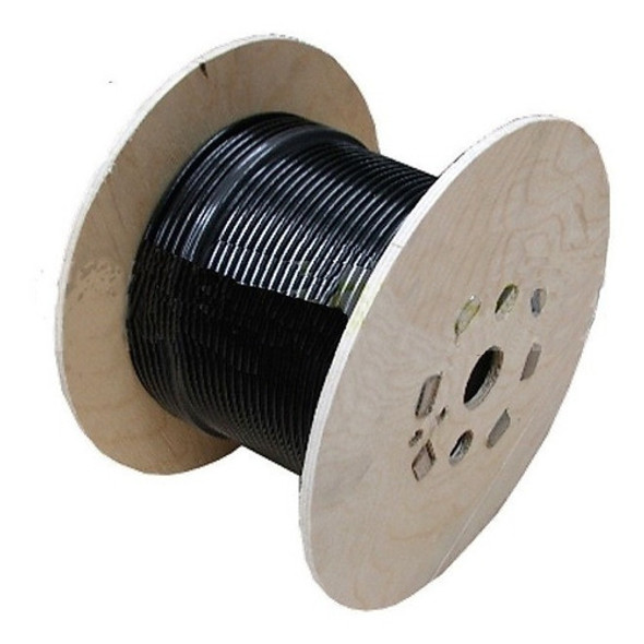 Cable Acero Forrado Negro 5mm 6x19+1 Gimnasio Rollo 20mts 0