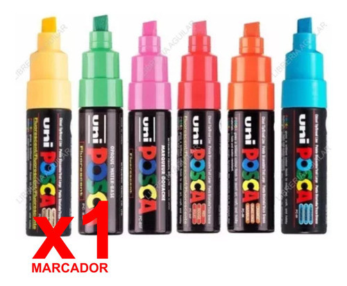Rotulador Pintura Uniball Posca Grueso Graffitis Murales 0