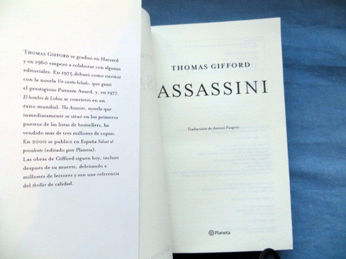 Assassini Thomas Gifford Planeta Usado 8 Puntos 1