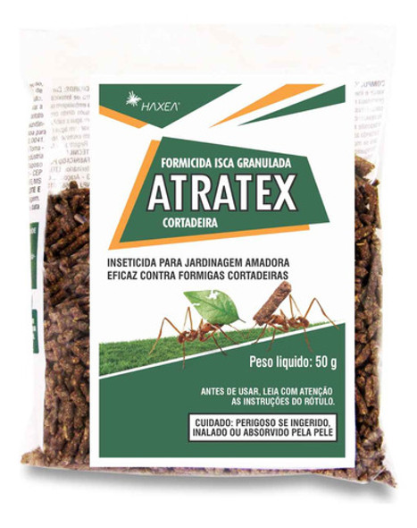 20 Unidades Formicida Atratex Isca 500g (10x50g) - Haxea 1