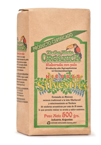 Pack X 12 Yerba Mate Orgánica Silvestres 0
