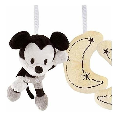 Disney Baby Mickey Mouse Grayyellow Musical Cuna Movil Para 1