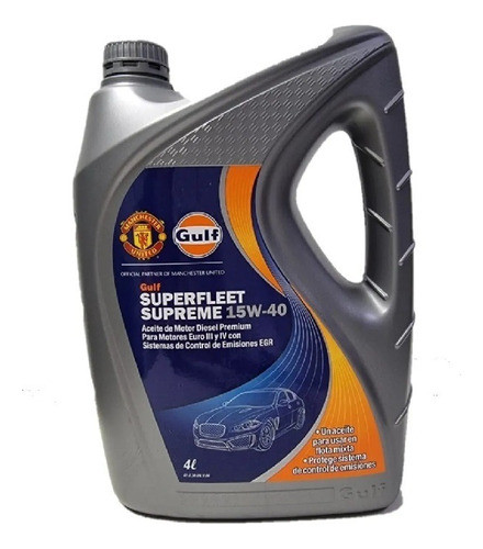 Aceite/lubricante Gulf Mineral Superfleet 15w40 Diesel 4l 0