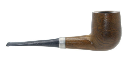 Cachimbo Reto De Madeira Com Acabamento Envernizado 0