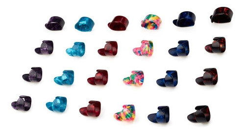 48 Púas Para Pulgar, Medianas, Púas Planas Para Pulgar, Para 0