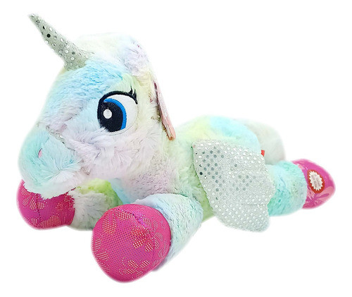 Peluche Unicornio Jaspeado Que Mueve Las Alas - 10305 0