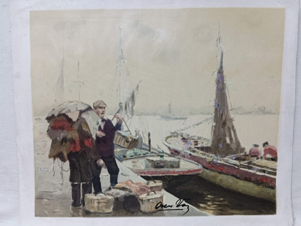 Serigrafia Oscar Vaz - Pescador 0