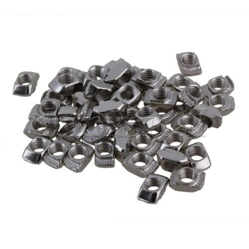 50pcs 20 Series T-slot Europeo Aluminio Acero Gota En T Tuer 0