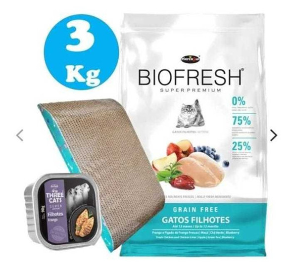 Biofresh Gato Cachorro Filhotrs 3kg + Obsequio 0 Biofresh Gato Cachorro Filhotrs 3kg + Obsequio 0