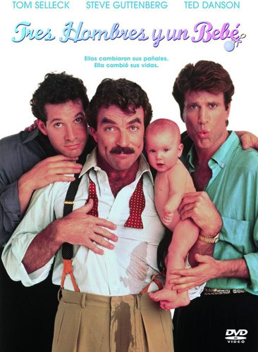Tres Hombres Y Una Pequeña Dama Tom Selleck Pelicula Dvd 0