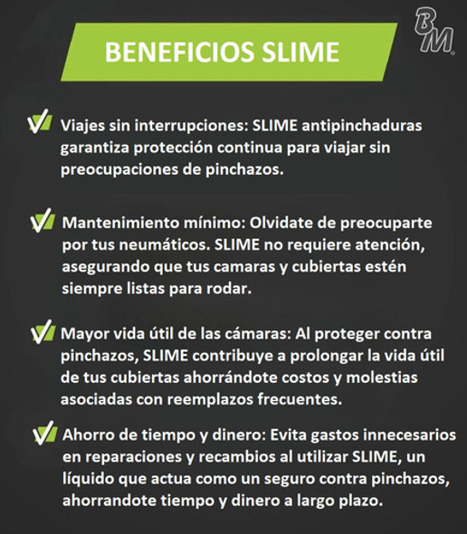 Liquido Antipinchadura Sella Slime 16 Oz Bici, Moto C/cámara 1 Liquido Antipinchadura Sella Slime 16 Oz Bici, Moto C/cámara 1