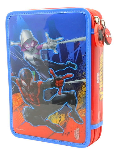 Set Escolar Cresko  Spiderman  - Zzipp (2 Pisos) 1