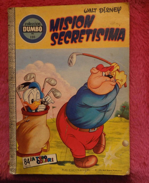 Colección Dumbo 110 Misión Secretisima Walt Disney 1974 0