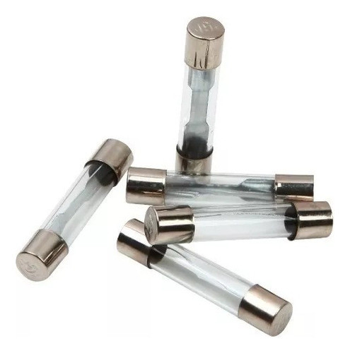 Fusible De Vidrio 30mm Rapido 250v 0,75a X5 0