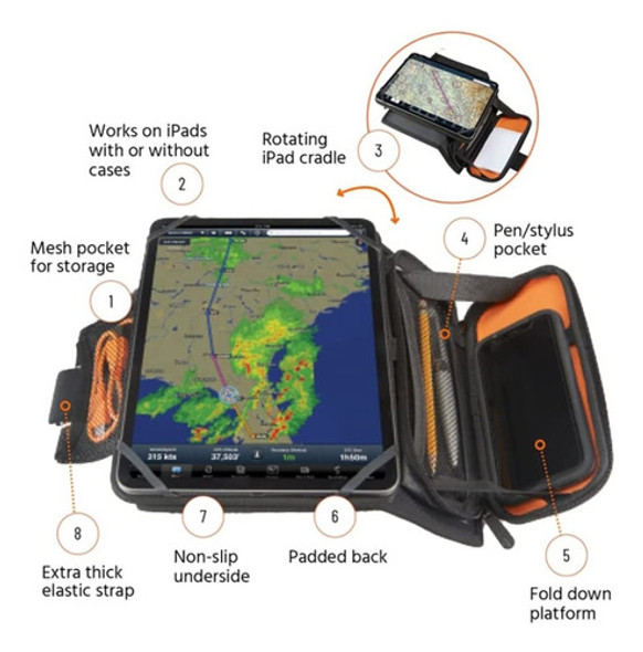 Flight Outfitters Kneeboard iPad Fo-kb4-sm 1 Flight Outfitters Kneeboard iPad Fo-kb4-sm 1