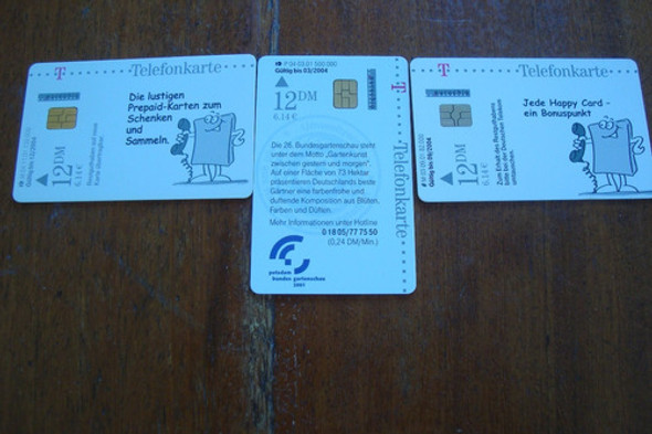 Ct Alemanha / Telefonkarte Chip / Festas / Lote Com 3 1