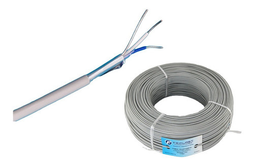 Cable Telefonico 1 Par Malla Interior Norma 755 X 10 Mt Htec 0