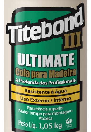 2 Kg De Cola De Madeira Titebond Ultimate 3 Com Pincel 1