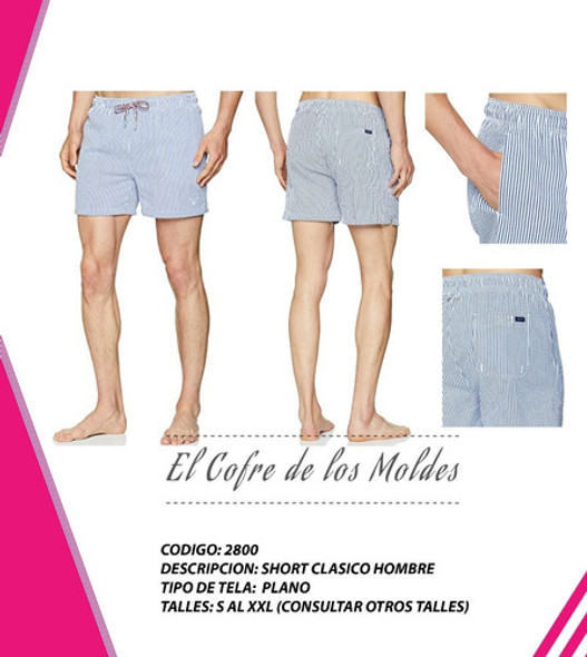 Molde Digital Short Hombre Patron Pack 5 Talles! 1 Molde Digital Short Hombre Patron Pack 5 Talles! 1