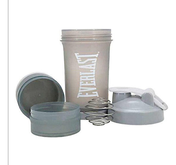 Vaso Botella Shaker Everlast Batidor Acero 15253 Gris 0