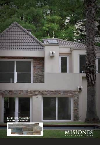 Panel De Piedra Delfos Oxido 18x35 - Misiones - 1