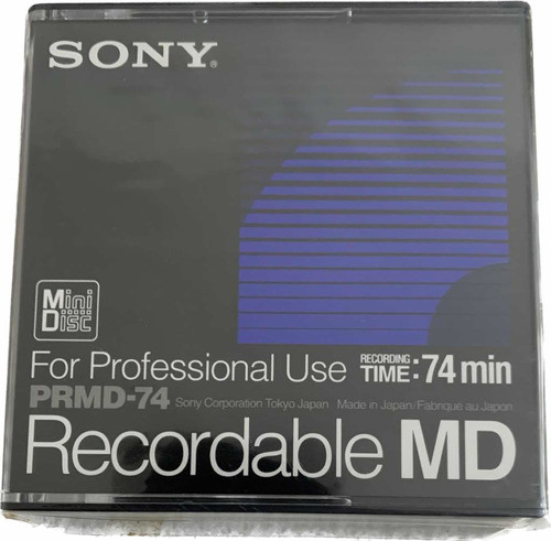Md Virgem Sony Prmd-74 Professional - Raro - Lacrado 1