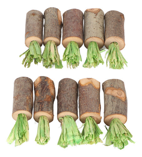 Palitos Para Dentição De Coelho, 10 Unidades, Para Mastigar, 0