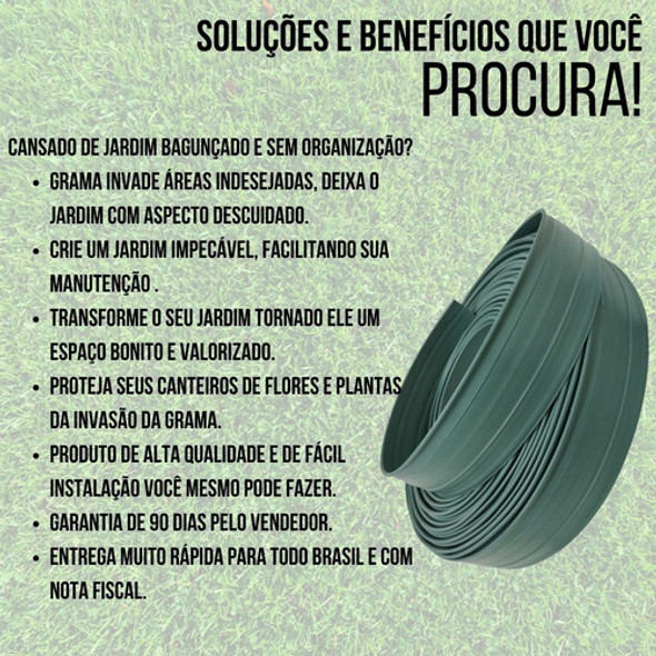 Separador Delimitador De Grama Jardim Espaço Contenção 50mts 1
