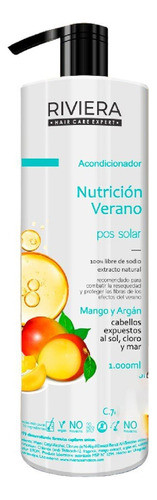 Acondicionador Sin Sal Riviera Nutrición Mango Argán 1l 0