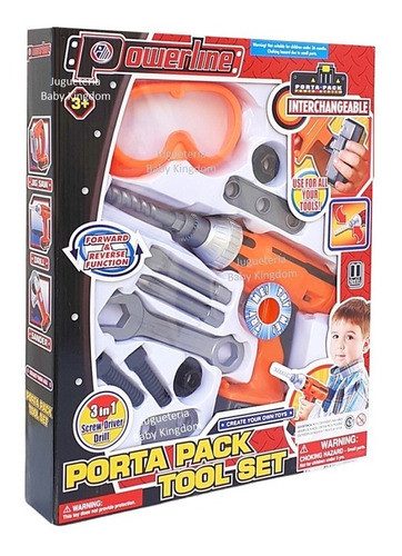 Juego De Herramientas Juguete Para Niños Kit Combo Completo 0