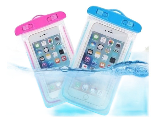 Kit10 Capa Bolsa Impermeável A Prova Dágua Para Celular 1