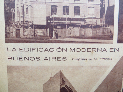 Clipping La Prensa 26/08/1941 La Edificación Moderna Bs As 0