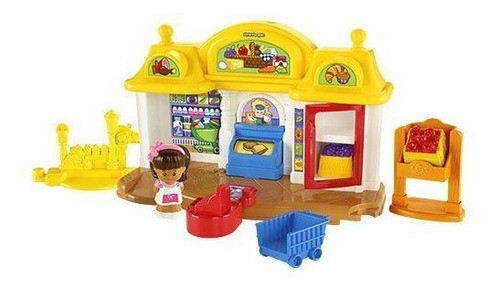 Fisher-price Little People Corner Mercado Y Trike Bundle 1