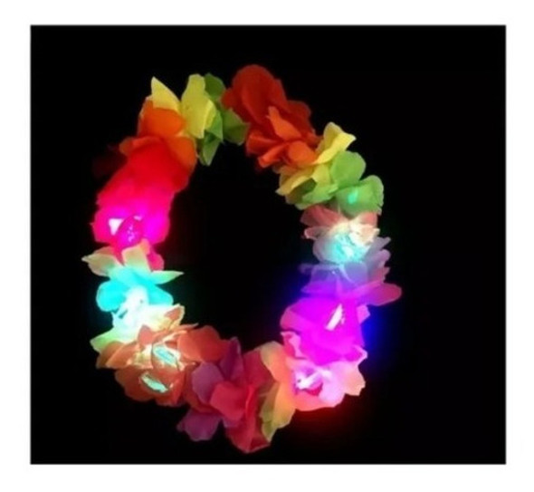10 Collares Hawaiano Led, Cotillon, Fiesta 1