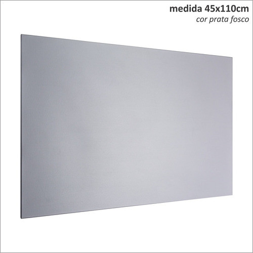 Mural Quadro Magnético 45x110cm - Prata Fosco + 30 Ímas 1