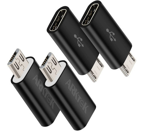 Adaptador Micro Usb A Usb-c Arktek | Paquete De 4 | LG Y ... 0
