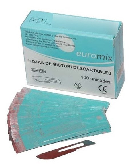 Hojas De Bisturí N° 11 Caja Por 100 Unidades 0