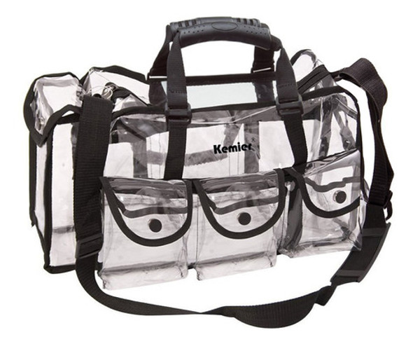 Bolsa De Maquillaje De Viaje Transparente Kemier Con 6 Bolsi 0