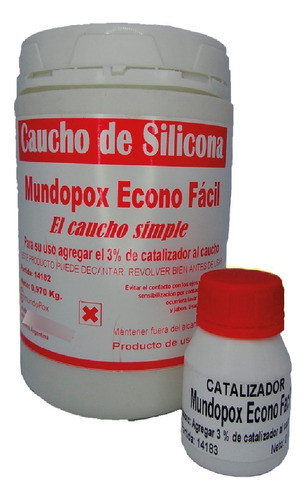 Econo Facil 1kg Moldes De Sicona Liquida Caucho 0